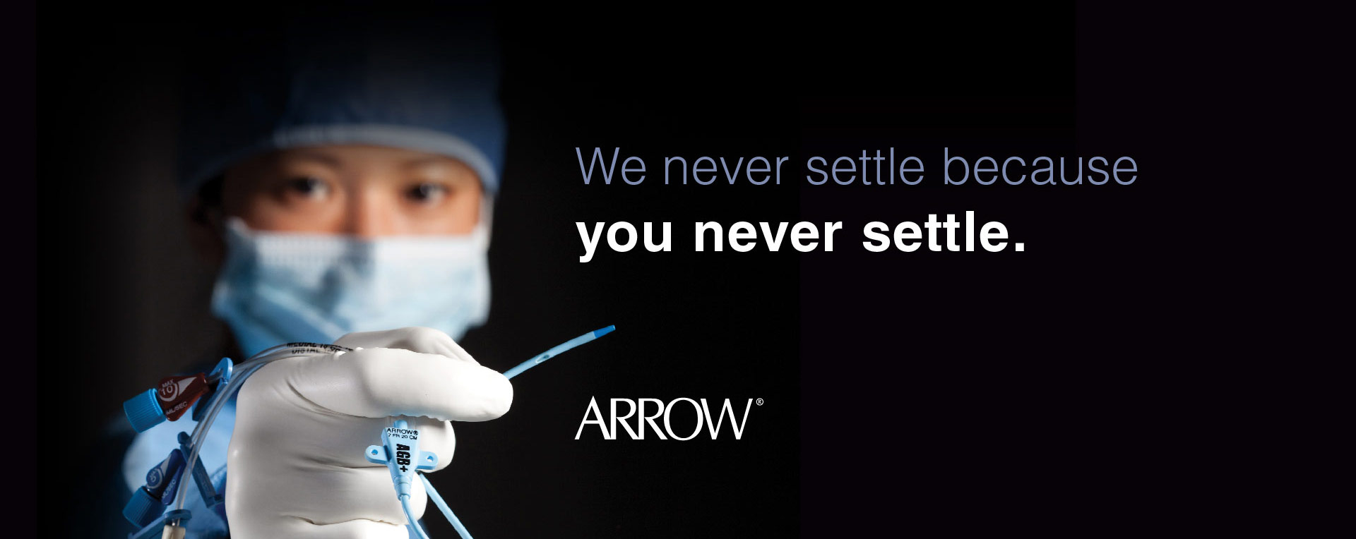 Arrow Never Settle Medical Marketing Rebranding Case Study