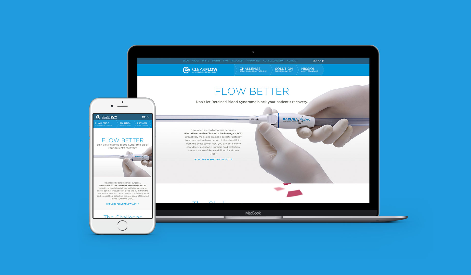 Click to launch ClearFlow's Website