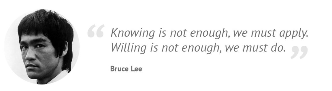 Quote from Bruce Lee